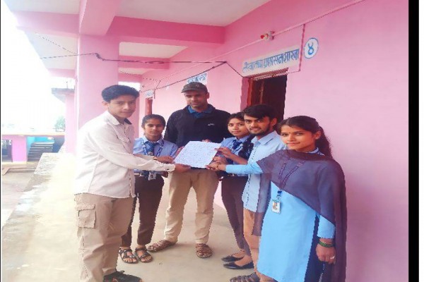 बैतडीको श्रीकोट बहुमुखी क्याम्पसलाई  विद्यार्थीको ज्ञापन पत्र
